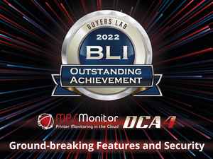 BLI Outstanding Achievement Award for MPS Monitor DCA 4